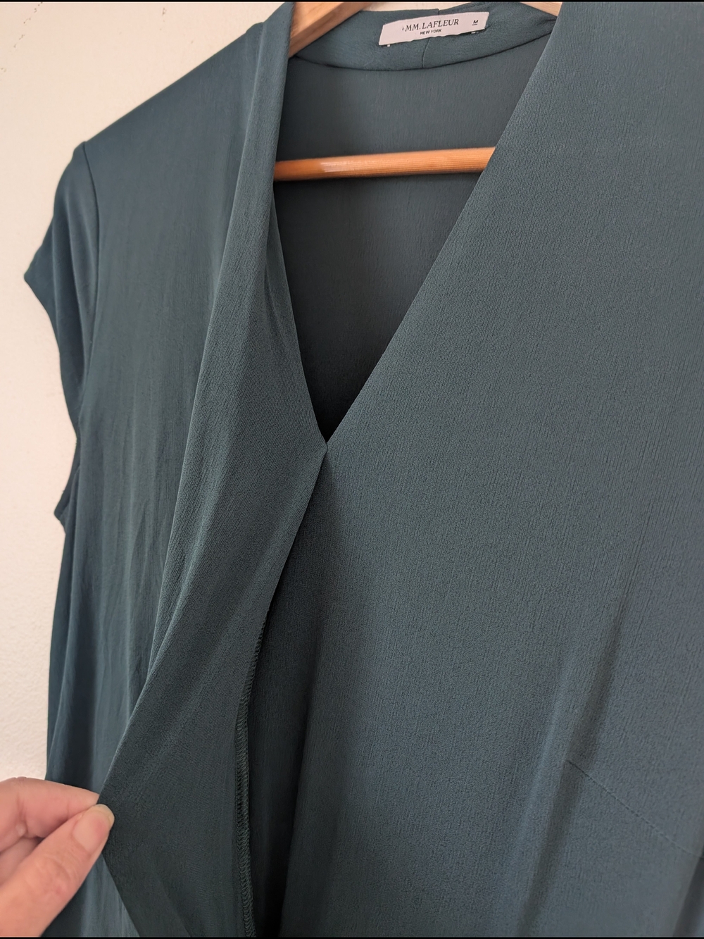 MM Lafleur Zulma Midi Dress, Size Medium, Viridian Green - Picture 5 of 8
